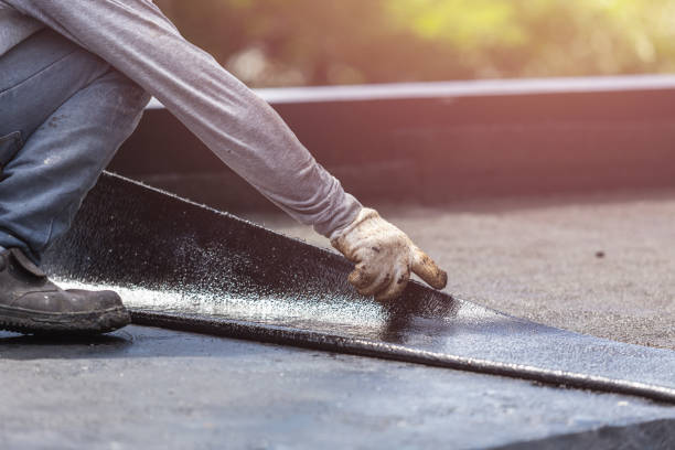 Professional Exterior Waterproofing technician working in Fairfax, MN